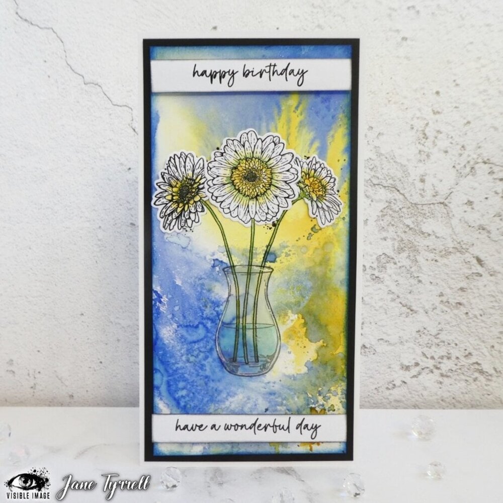 Visible Image Birthday In Bloom A6 Stamp Set (VT2390) Visible Image Birthday In Bloom A6 Stamp Set (VT2390)