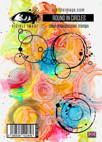 Visible Image Round In Circles A6 Stamp Set (DC2390) Visible Image Round In Circles A6 Stamp Set (DC2390)