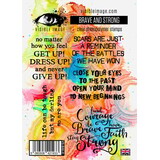 Visible Image Brave and Strong A6 Stamp Set (WO2390)