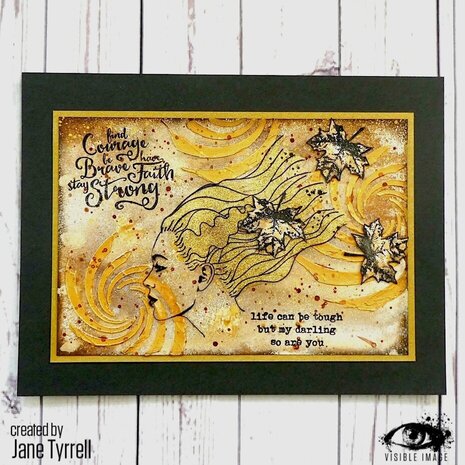 Visible Image Brave and Strong A6 Stamp Set (WO2390) Visible Image Brave and Strong A6 Stamp Set (WO2390)