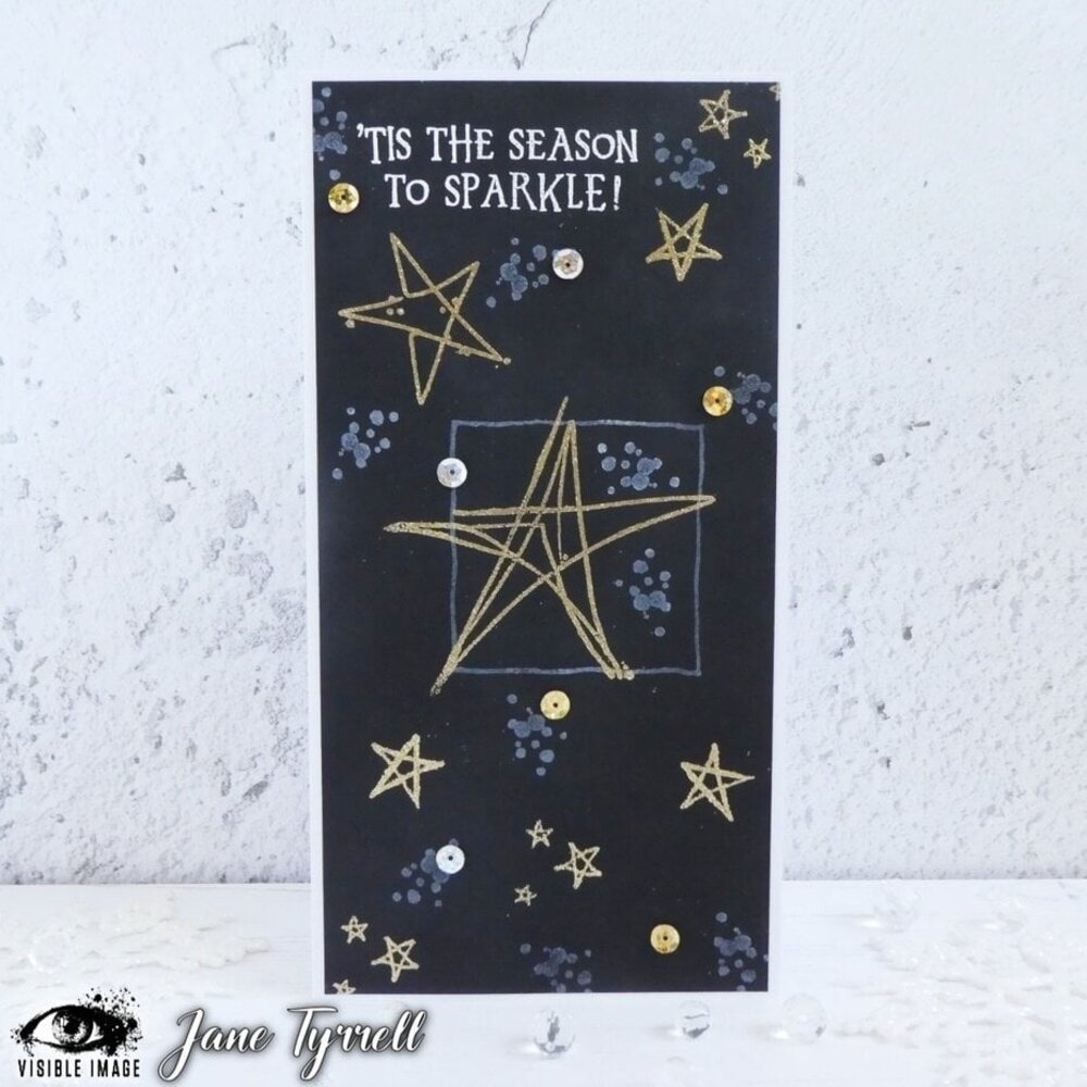 Visible Image Sketched Stars A6 Stamp Set (WS2391)