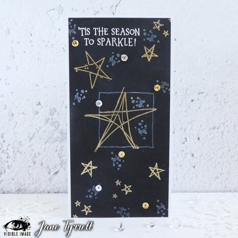 Visible Image Sketched Stars A6 Stamp Set (WS2391)
