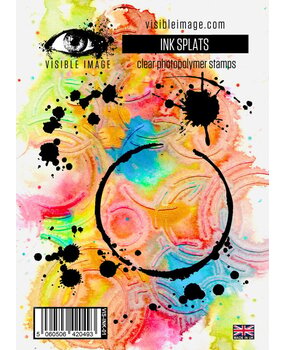 Visible Image Ink Splats A6 Stamp Set (RA2395) Visible Image Ink Splats A6 Stamp Set (RA2395)