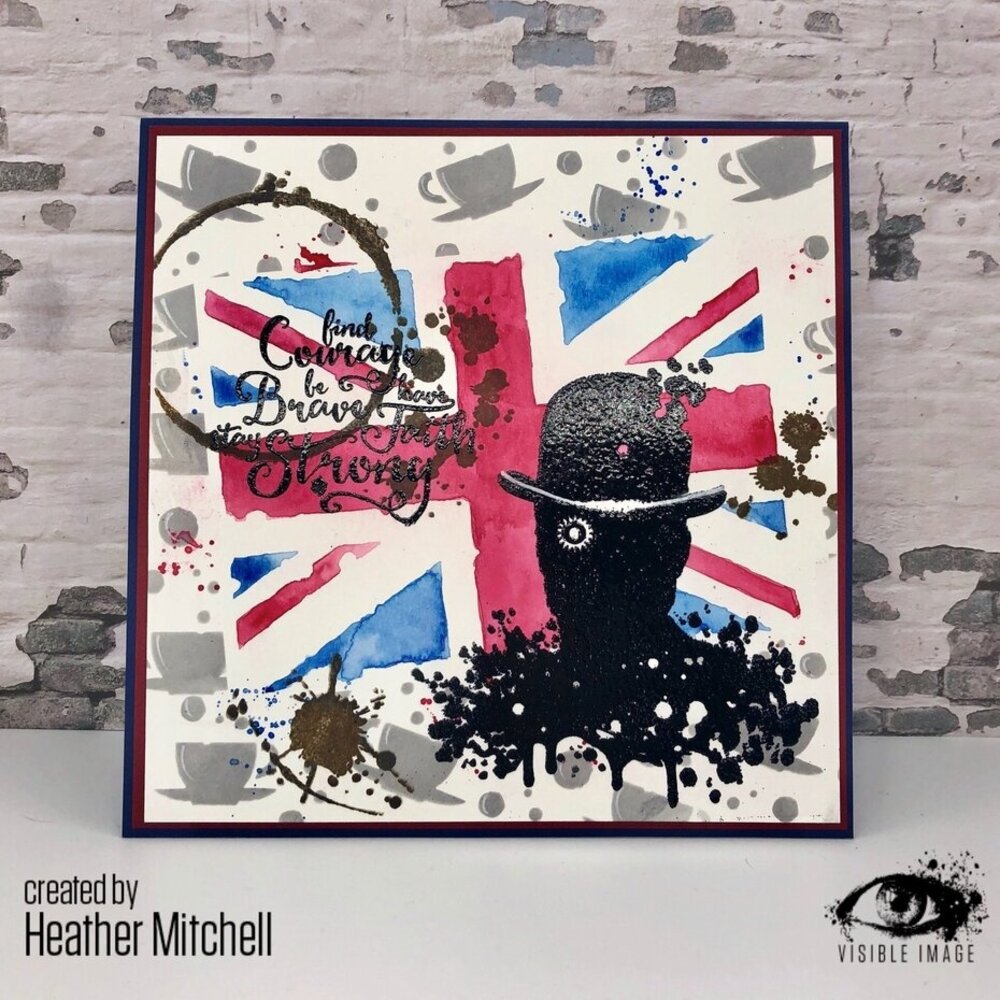 Visible Image Ink Splats A6 Stamp Set (RA2395) Visible Image Ink Splats A6 Stamp Set (RA2395)