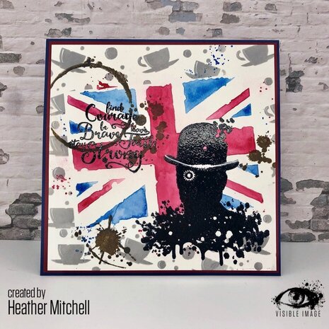 Visible Image Ink Splats A6 Stamp Set (RA2395) Visible Image Ink Splats A6 Stamp Set (RA2395)