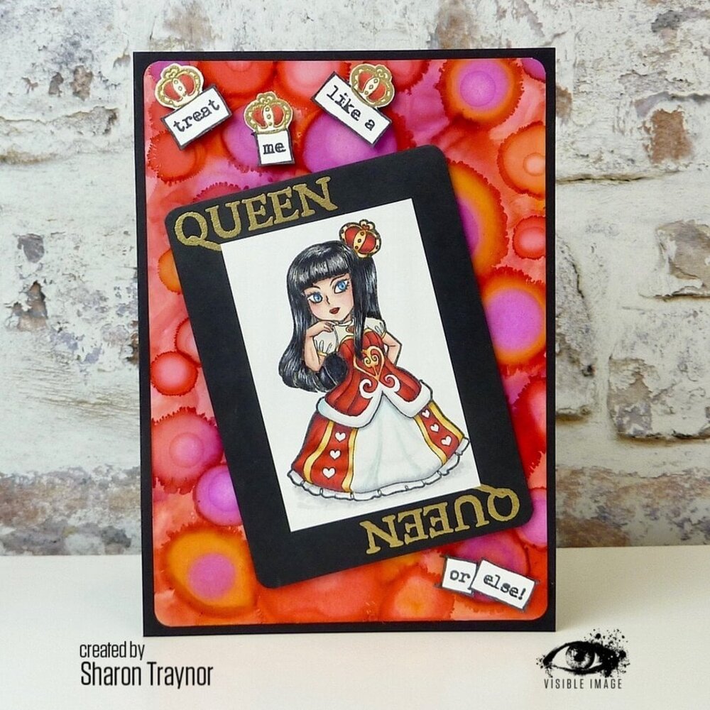 Visible Image Queen of Hearts A6 Stamp Set (BZ2396)