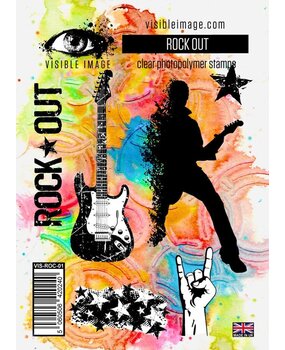 Visible Image Rock Out A6 Stamp Set (GA2397) Visible Image Rock Out A6 Stamp Set (GA2397)