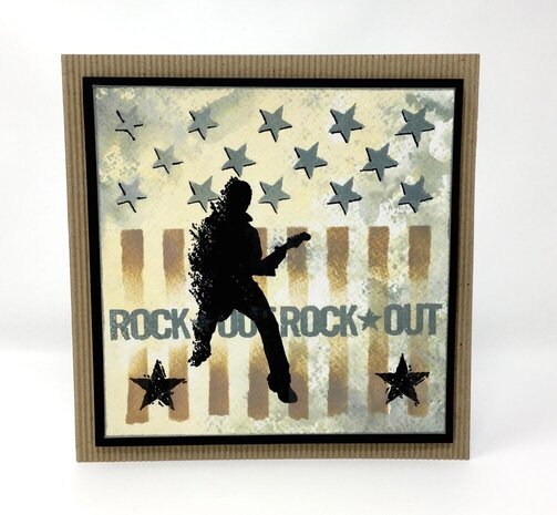 Visible Image Rock Out A6 Stamp Set (GA2397) Visible Image Rock Out A6 Stamp Set (GA2397)