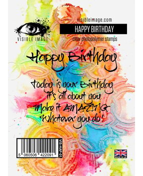 Visible Image Happy Birthday A7 Stamp Set (ZP2326) Visible Image Happy Birthday A7 Stamp Set (ZP2326)