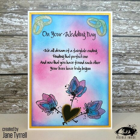 Visible Image Wedding Day A7 Stamp Set (AL2393)