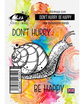 Visible Image Don't Hurry Be Happy A7 Stamp Set (LM2367) Visible Image Don't Hurry Be Happy A7 Stamp Set (LM2367)