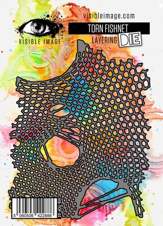 Visible Image Torn Fishnet Layering Die (IN2385) Visible Image Torn Fishnet Layering Die (IN2385)