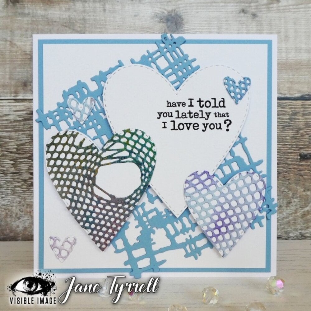 Visible Image Torn Fishnet Layering Die (IN2385) Visible Image Torn Fishnet Layering Die (IN2385)