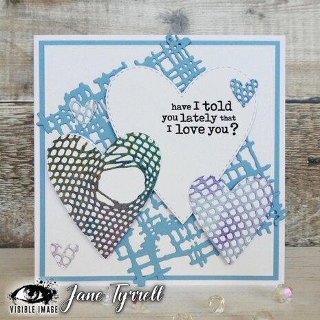 Visible Image Torn Fishnet Layering Die (IN2385) Visible Image Torn Fishnet Layering Die (IN2385)