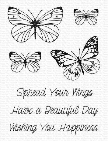 My Favorite Things Spread Your Wings Clear Stamps (CS-569) My Favorite Things Spread Your Wings Clear Stamps (CS-569)