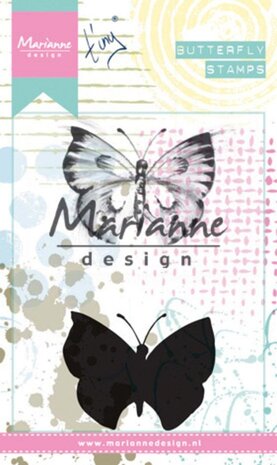 Marianne Design Tiny's Butterfly Cling Stamp (MM1613)