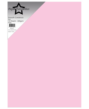 Paper Favourites Pink A4 Smooth Cardstock (PFSS701)