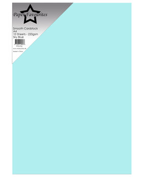 Paper Favourites Sky Blue A4 Smooth Cardstock (PFSS706) Paper Favourites Sky Blue A4 Smooth Cardstock (PFSS706)
