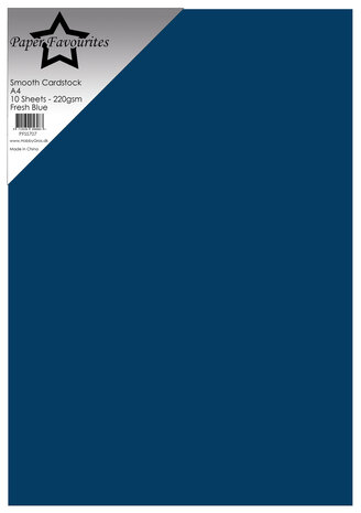Paper Favourites Fresh Blue A4 Smooth Cardstock (PFSS707) Paper Favourites Fresh Blue A4 Smooth Cardstock (PFSS707)