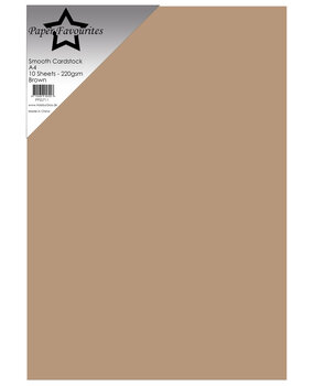 Paper Favourites Brown A4 Smooth Cardstock (PFSS711) Paper Favourites Brown A4 Smooth Cardstock (PFSS711)