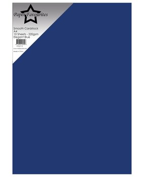 Paper Favourites Elegant Blue A4 Smooth Cardstock (PFSS719) Paper Favourites Elegant Blue A4 Smooth Cardstock (PFSS719)