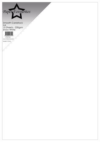Paper Favourites Snow White A4 Smooth Cardstock (PFSS724) Paper Favourites Snow White A4 Smooth Cardstock (PFSS724)