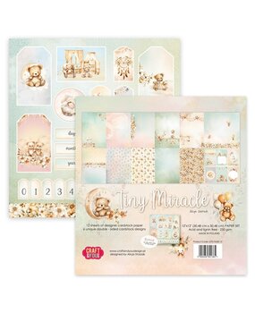 Craft & You Tiny Miracles 12x12 Inch Paper Pack (12pcs) (CPS-TM30 -12) Craft & You Tiny Miracles 12x12 Inch Paper Pack (12pcs) (CPS-TM30 -12)