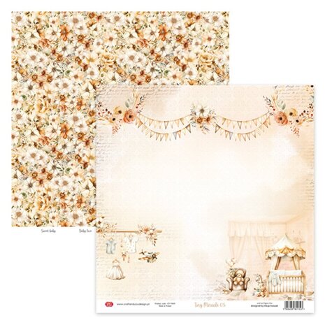 Craft & You Tiny Miracles 12x12 Inch Paper Pack (12pcs) (CPS-TM30 -12) Craft & You Tiny Miracles 12x12 Inch Paper Pack (12pcs) (CPS-TM30 -12)