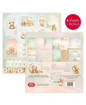 Craft & You Tiny Miracles 12x12 Inch Paper Pack (6pcs) (CPS-TM30-6) Craft & You Tiny Miracles 12x12 Inch Paper Pack (6pcs) (CPS-TM30-6)
