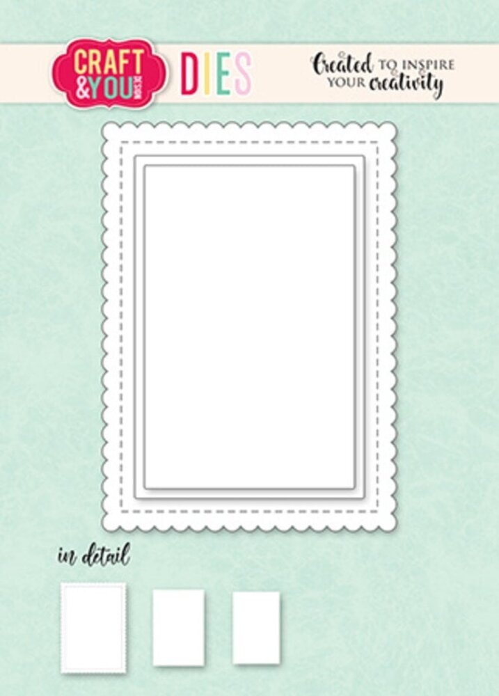 Craft & You Dies ATC Biscuit Frame Set (CW323) Craft & You Dies ATC Biscuit Frame Set (CW323)