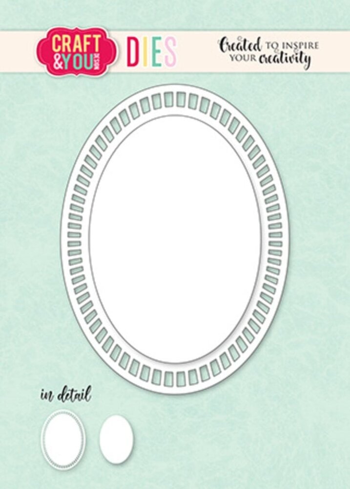 Craft & You Dies Oval Doily Set (CW324)