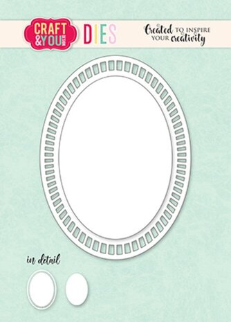 Craft & You Dies Oval Doily Set (CW324)