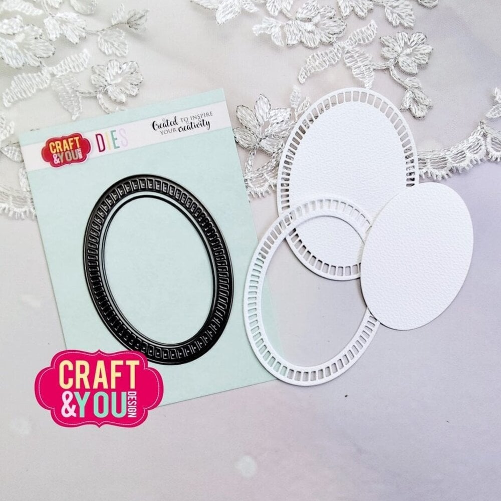 Craft & You Dies Oval Doily Set (CW324)