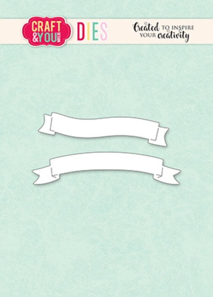 Craft & You Dies Mini Banners Set (CW326) Craft & You Dies Mini Banners Set (CW326)