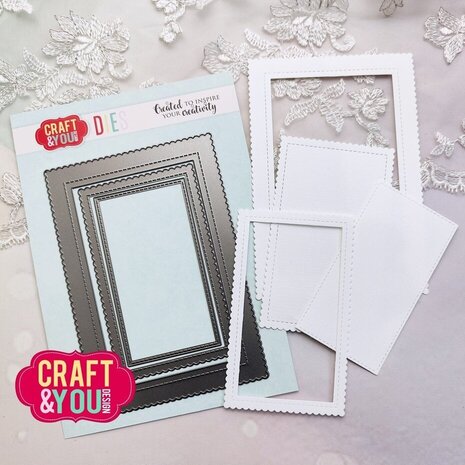 Craft & You Dies Biscuit Photo Frame Set (CW330) Craft & You Dies Biscuit Photo Frame Set (CW330)
