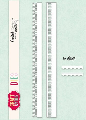 Craft & You Dies Doily Borders Set (CW331)