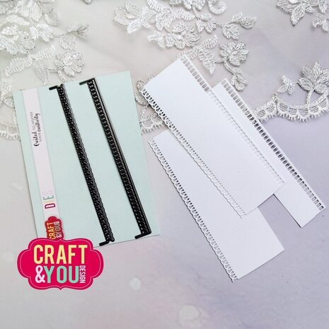 Craft & You Dies Doily Borders Set (CW331)