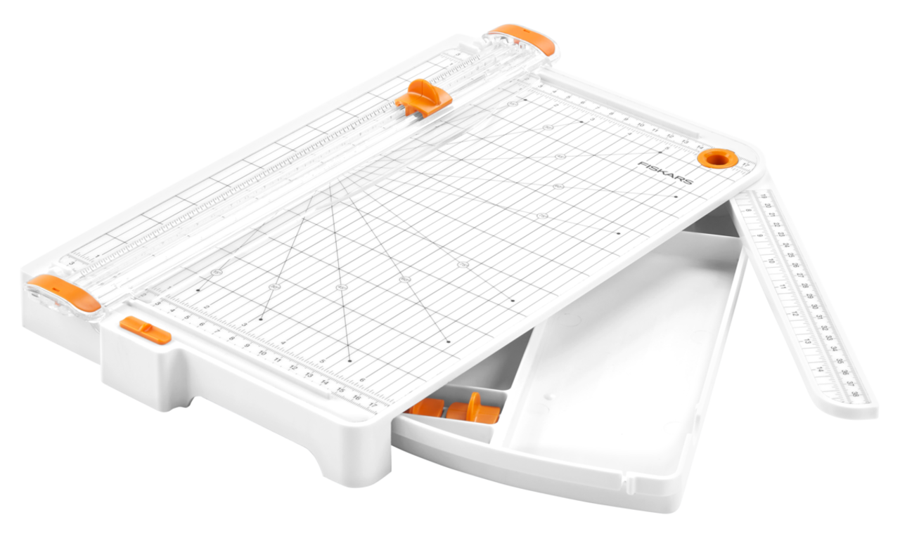 Fiskars SureCut Paper Trimmer with Storage (1077981) Fiskars SureCut Paper Trimmer with Storage (1077981)