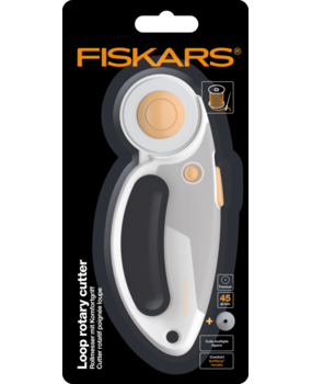Fiskars Loop Rotary Cutter Ø45mm SoftGrip Titanium (1066047) Fiskars Loop Rotary Cutter Ø45mm SoftGrip Titanium (1066047)