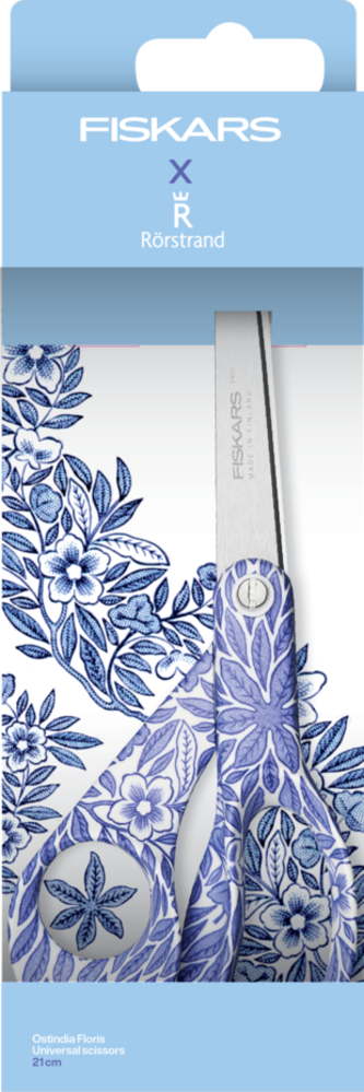 Fiskars Universal Scissors Ostindia Floris Blue (21cm) (1075570) Fiskars Universal Scissors Ostindia Floris Blue (21cm) (1075570)