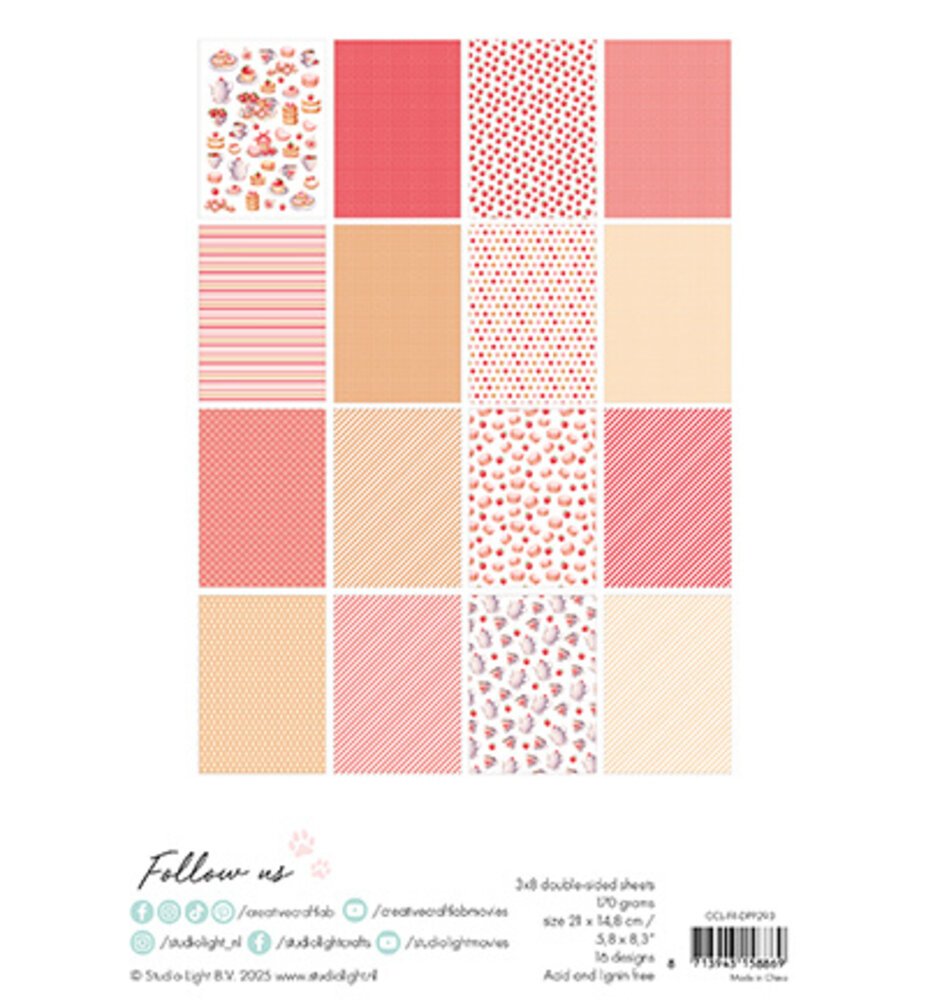 Creative Craftlab Friendz Tea Party A5 Paper Pad (CCL-FR-DPP293) Creative Craftlab Friendz Tea Party A5 Paper Pad (CCL-FR-DPP293)