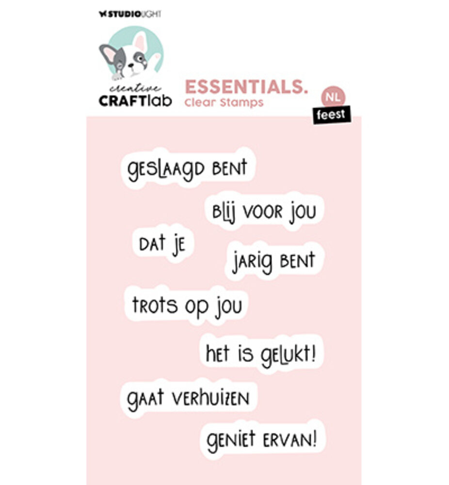 Creative Craftlab Essentials Clear Stamp Feest (CCL-ES-STAMP800) Creative Craftlab Essentials Clear Stamp Feest (CCL-ES-STAMP800)