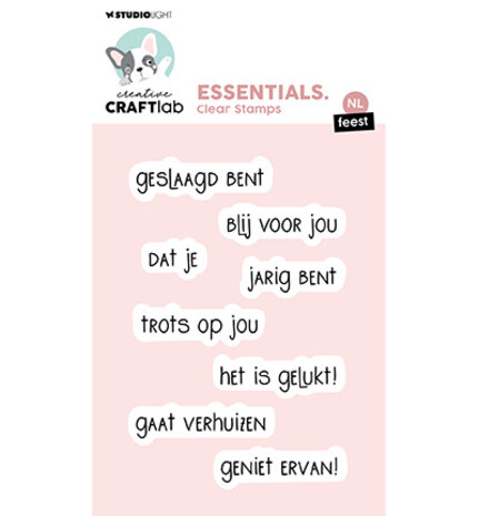 Creative Craftlab Essentials Clear Stamp Feest (CCL-ES-STAMP800) Creative Craftlab Essentials Clear Stamp Feest (CCL-ES-STAMP800)