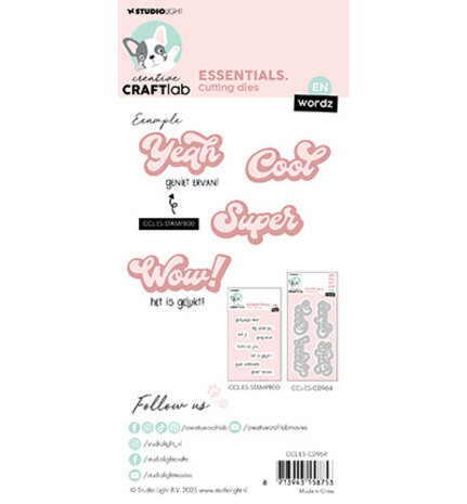 Creative Craftlab Essentials Dies Wordz Super (CCL-ES-CD964) Creative Craftlab Essentials Dies Wordz Super (CCL-ES-CD964)