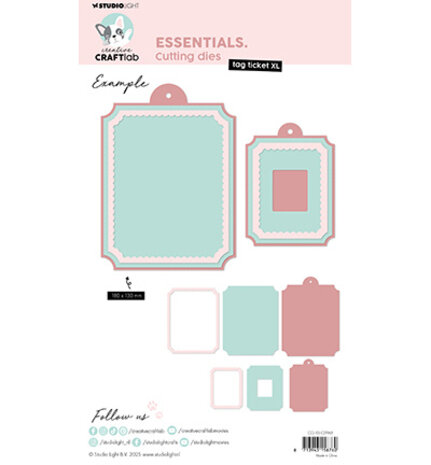 Creative Craftlab Essentials Dies Tag Ticket XL (CCL-ES-CD965) Creative Craftlab Essentials Dies Tag Ticket XL (CCL-ES-CD965)