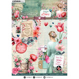 Studio Light Sending You Love A5 Die-Cut Paper Pad (JMA-SYL-DCPP287)