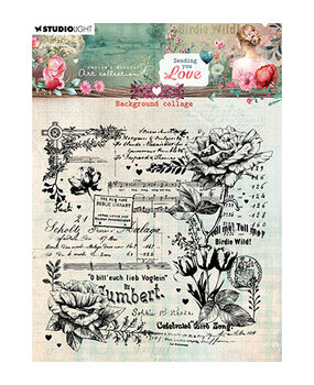 Studio Light Sending You Love Clear Stamp Background Collage (JMA-SYL-STAMP797) Studio Light Sending You Love Clear Stamp Background Collage (JMA-SYL-STAMP797)