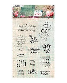 Studio Light Sending You Love Clear Stamp Romantic Elements (JMA-SYL-STAMP799) Studio Light Sending You Love Clear Stamp Romantic Elements (JMA-SYL-STAMP799)