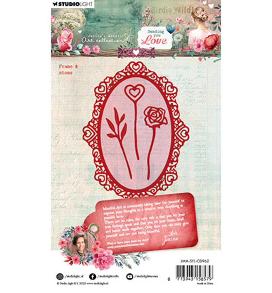 Studio Light Sending You Love Snijmal Frame & Stems (JMA-SYL-CD962) Studio Light Sending You Love Snijmal Frame & Stems (JMA-SYL-CD962)