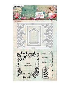 Studio Light Sending You Love Stamp & Die Plaid ATC (JMA-SYL-SCD93) Studio Light Sending You Love Stamp & Die Plaid ATC (JMA-SYL-SCD93)